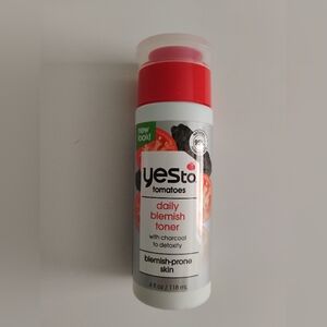 Yes to Tomatoes Daily Blemish Toner Charcoal Detoxify 4 oz Sealed